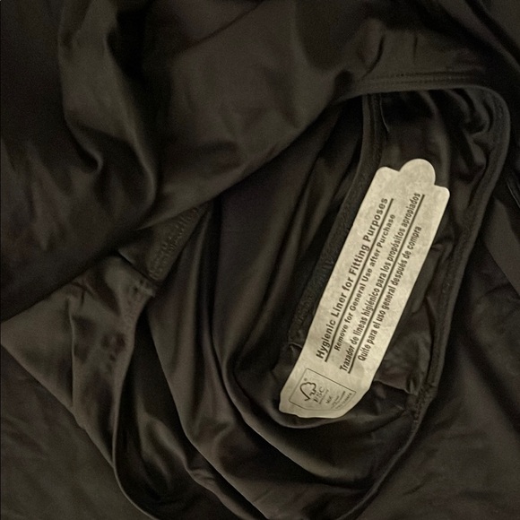 Anne Cole Black Skort with Flirty Side Slit Swim Bottom - Picture 4 of 5